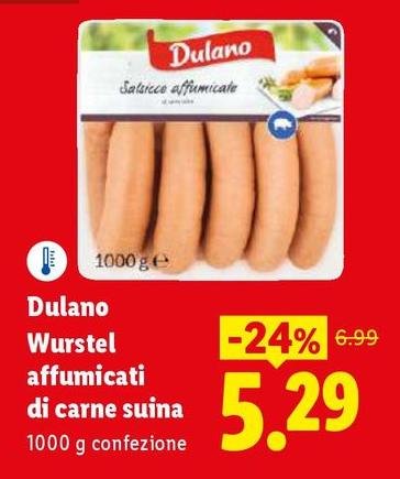 Dulano - Wurstel Affumicati Di Carne Suina