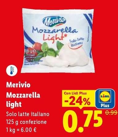 Merivio - Mozarella Light