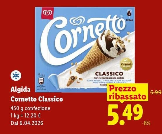 Algida - Cornetto Classico