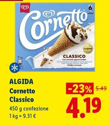 Algida - Cornetto Classico