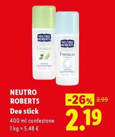 Neutro Roberts - Deo Stick