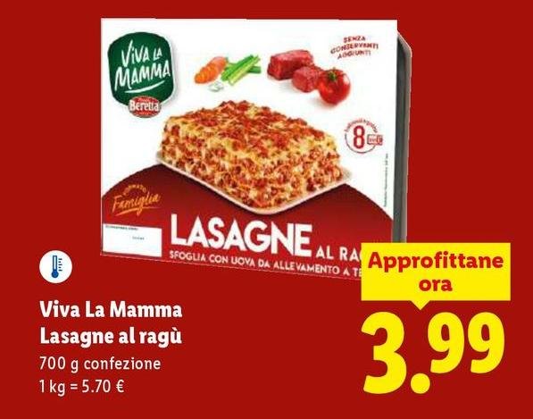 Beretta - Viva La Mamma Lasagne Al Ragù