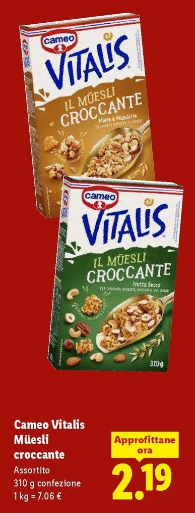 Cameo - Muesli Vitalis Croccante