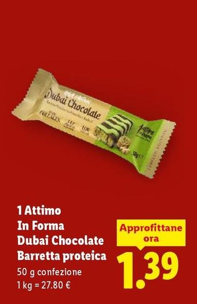 1 Attimo In Forma - Chocolate Barretta Proteica