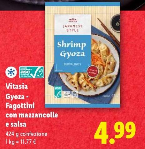 Vitasia - Gyoza- Fagottini Con Mazzancolle E Salsa