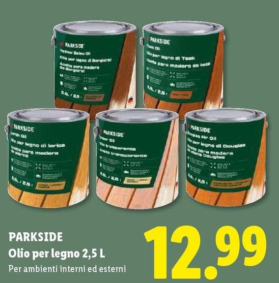 Parkside - Olio Per Legno 2,5 L