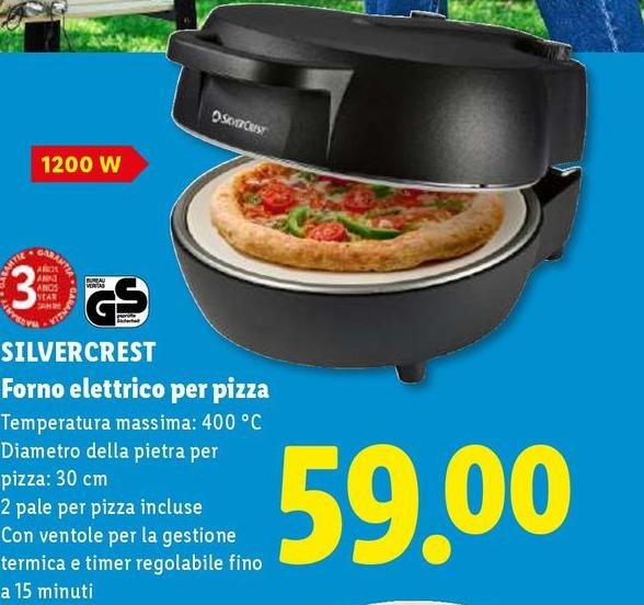 Silvercrest - Forno Elettrico Per Pizza