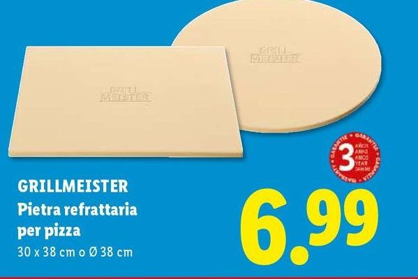 Grillmeister - Pietra Refrattaria Per Pizza
