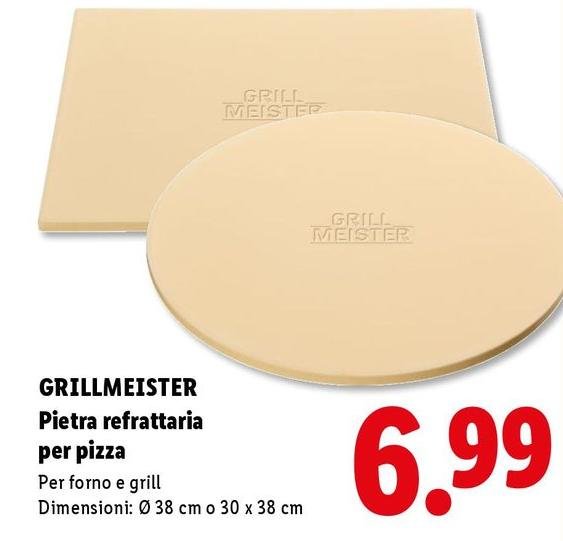 Grillmeister - Pietra Refrattaria Per Pizza