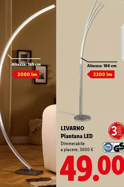 Livarno - Piantana Led