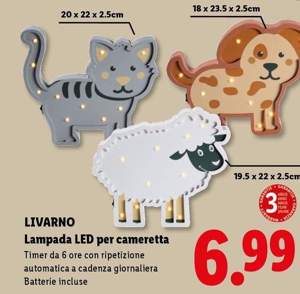 Livarno - Lampada Led Per Cameretta
