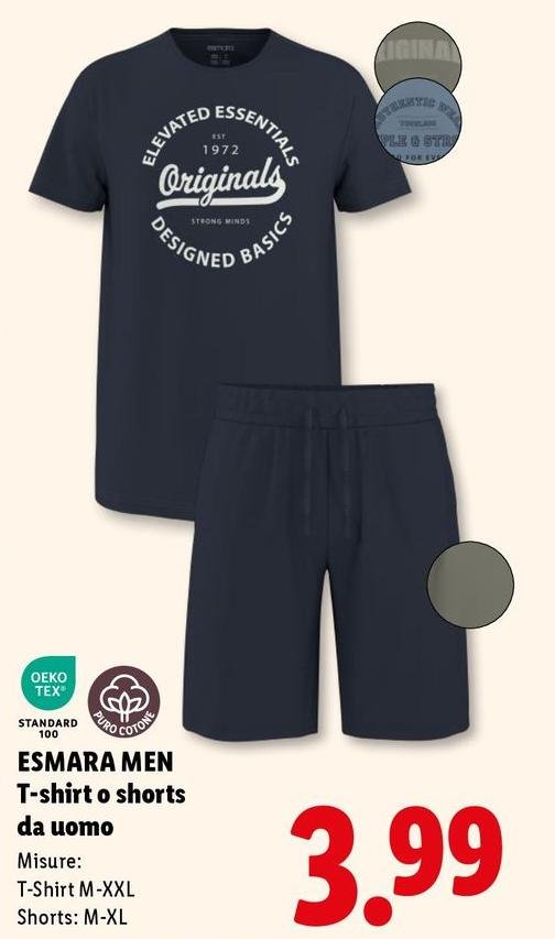 Esmara Men - T - Shirt Da Uomo