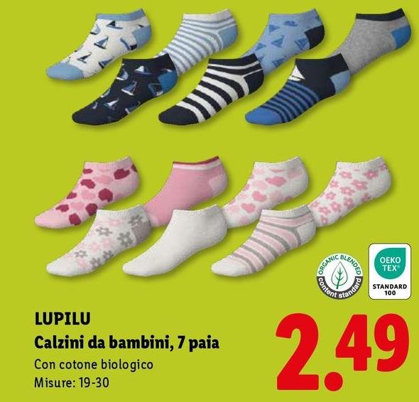 Lupilu - Calzini Da Bambini, 7 Paia