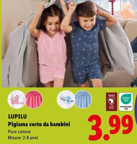 Lupilu - Pigiama Corto Da Bambini