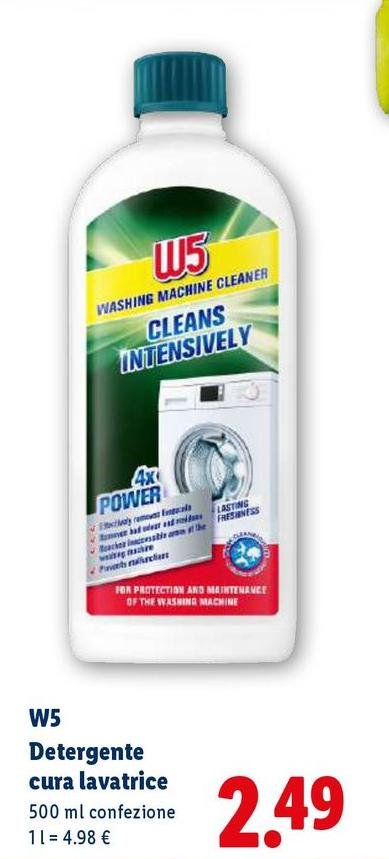 W5 - Detergente Cura Lavatrice