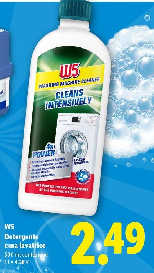 W5 - Detergente Cura Lavatrice