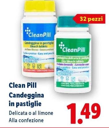 Clean Pill - Candeggina In Pastiglie