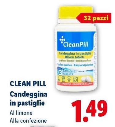 Clean Pill - Candeggina In Pastiglie