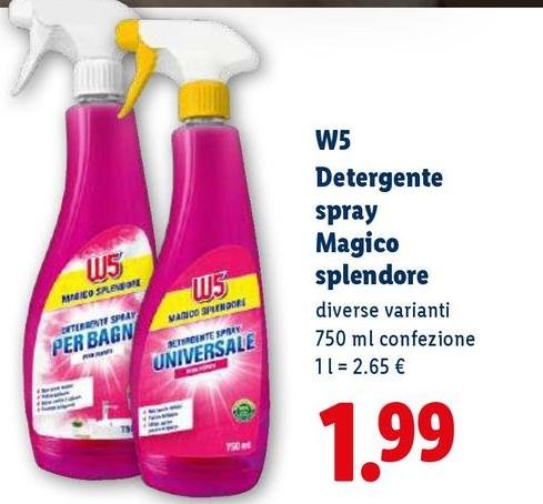 W5 - Detergente Spray Magico Splendore