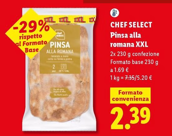 Chef Select - Pinsa Alla Romana XXL
