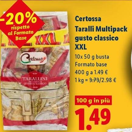 Certossa - Taralli Multipack Gusto Classico Xxl
