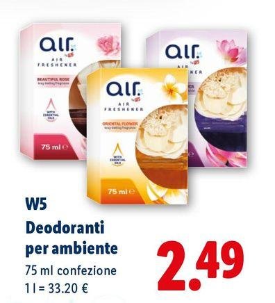 W5 - Deodoranti Per Ambiente