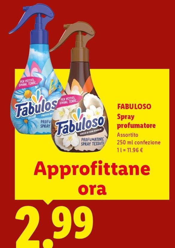 Fabuloso - Spray Profumatore