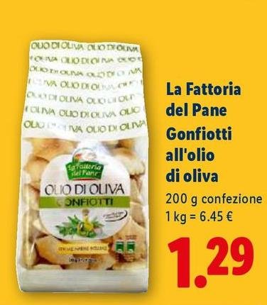 La Fattoria Del Pane - Gonfiotti All'Olio Di Oliva