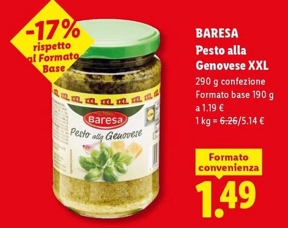 Baresa - Pesto Alla Genovese XXL