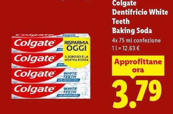 Colgate - Dentifricio White Teeth Baking Soda