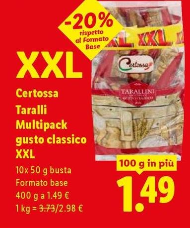 Certossa -  Taralli Multipack Classico Xxl