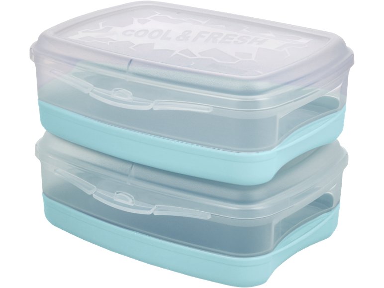 Contenitore per alimenti con elemento refrigerante, 1 o 2 pezzi