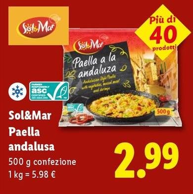 Sol & Mar - Paella Andalusa