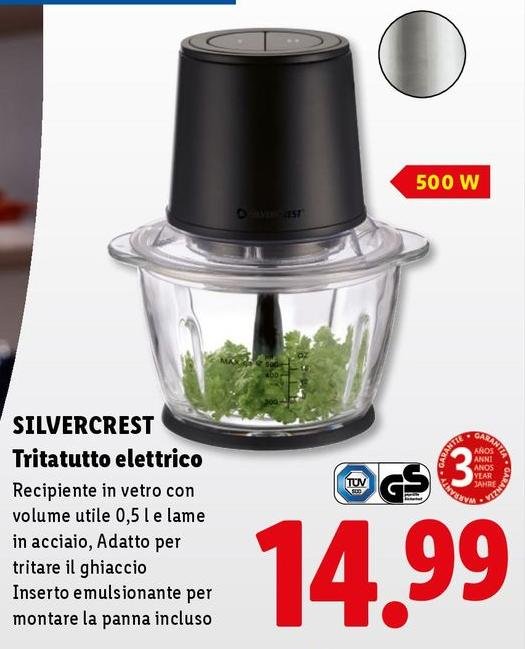 Silvercrest - Tritatutto Elettrico