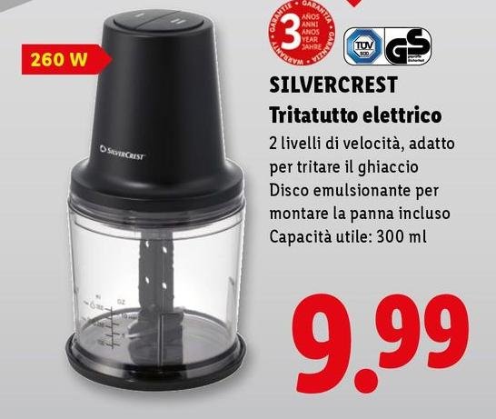Silvercrest - Tritatutto Elettrico