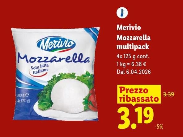 Merivio - Mozzarella Multipack