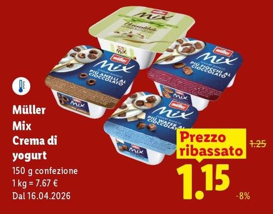 Muller - Mix Crema Di Yogurt
