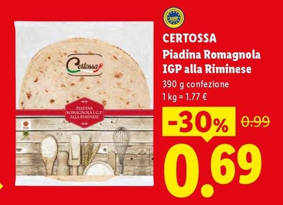 Certossa - Piadina Romagnola IGP Alla Riminese