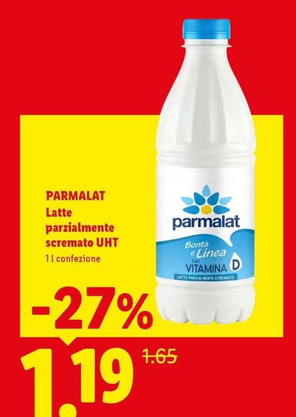 Parmalat - Latte Parzialmente Scremato UHT