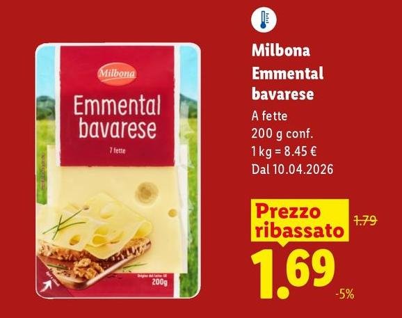 Milbona - Emmental Bavarese