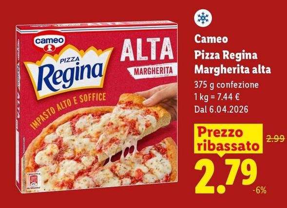 Cameo - Pizza Regina Margherita Alta