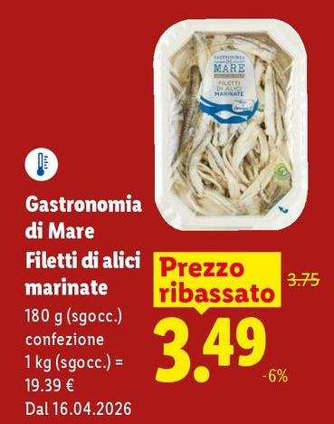 Gastronomia Di Mare - Filetti Di Alici Marinate