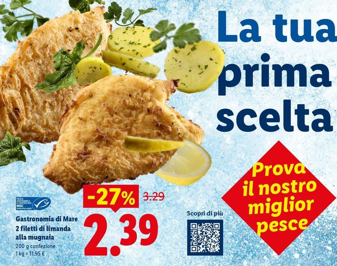 Gastronomia Di Mare - 2 Filetti Di Limanda Alla Mugnaia