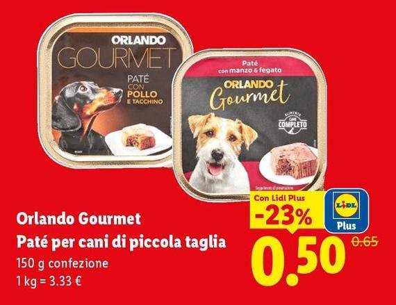 Orlando Gourmet - Paté Per Cani Di Piccola Taglia