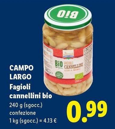 Campo Largo - Fagioli Cannellini Bio