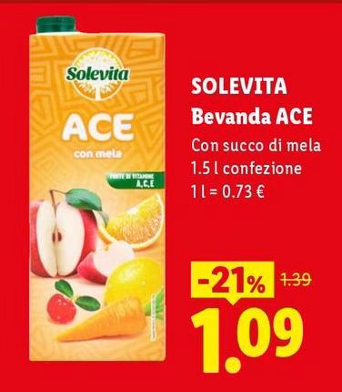 Solevita - Bevanda ACE