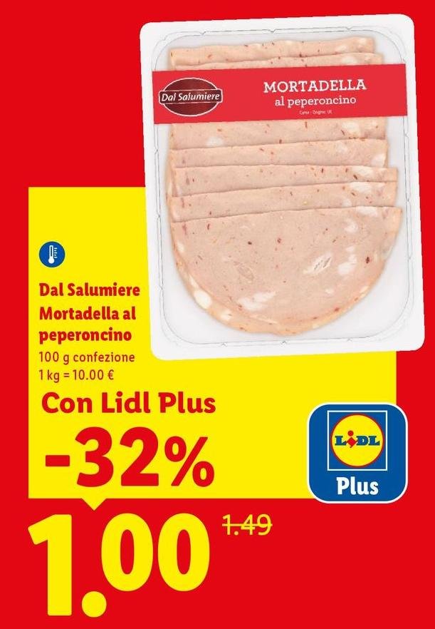Dal Salumiere - Mortadella Al Peperoncino