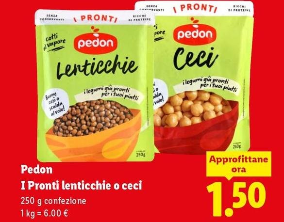 Pedon - I Pronti Lenticchie O Ceci