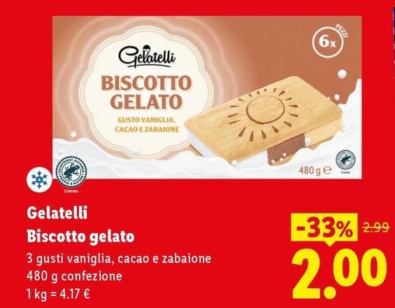 Gelatelli - Biscotto Gelato