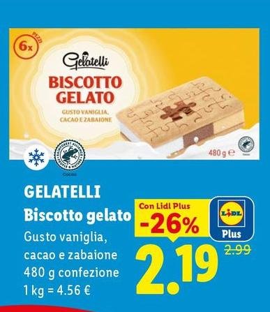 Gelatelli - Biscotto Gelato